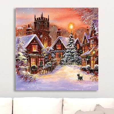 Christmas Beacon II Canvas Art Print