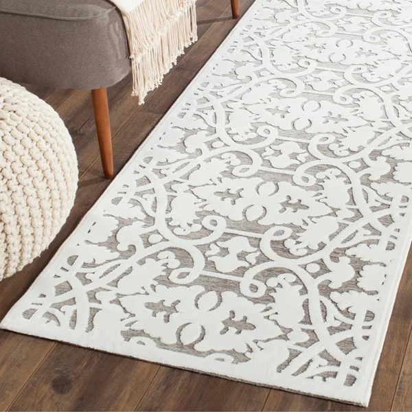 Safavieh Paradise Rug PAR636 Ivory - Dark Grey, 4& x 6&