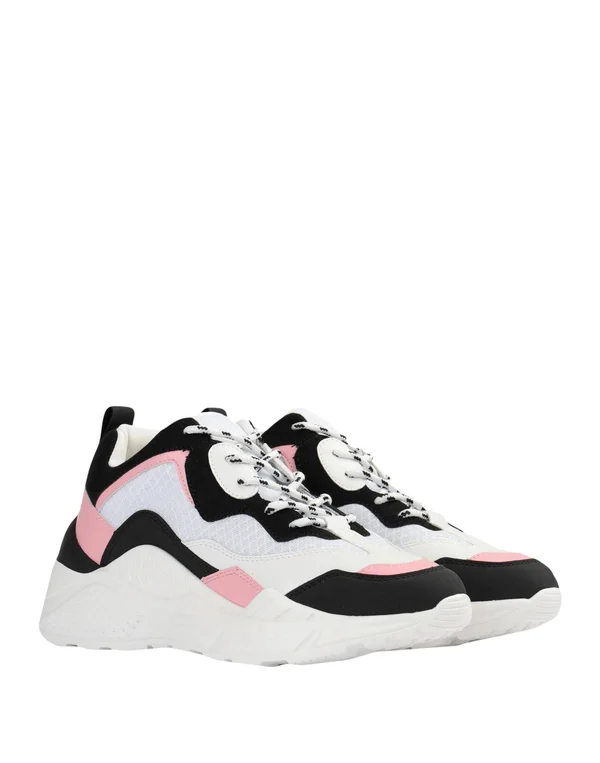 Steve Madden Antonia Sneaker Woman Sneakers White Size 6 Textile fibers