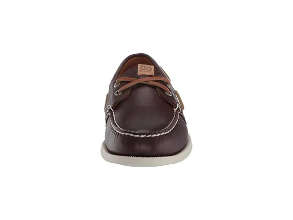 Sperry Top-Sider Men's Authentic Original 2-Eye 85th Anniversary Shoe - Size: 8.5, Brown/White Leather