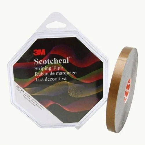 3M 72721 Scotchcal Striping Tape, Nutmeg, 1/2 in x 150 ft