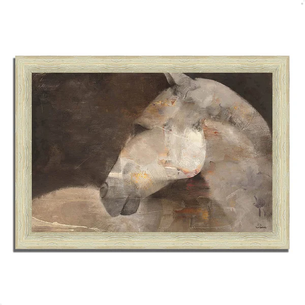 Tangletown Fine Art Looking Back by Albena Hristova - Framed Painting Print, Ready to Hang 614619-4330p122
