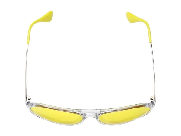 Ray Ban Alex Sunglasses RB4201 6295C9 Crystal Frame Yellow Lens 59MM