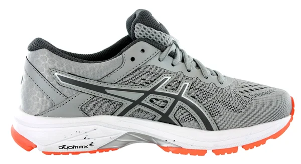 Asics Women's GT-1000 6 Running Shoe, Mid Grey/Flash Coral, 6
