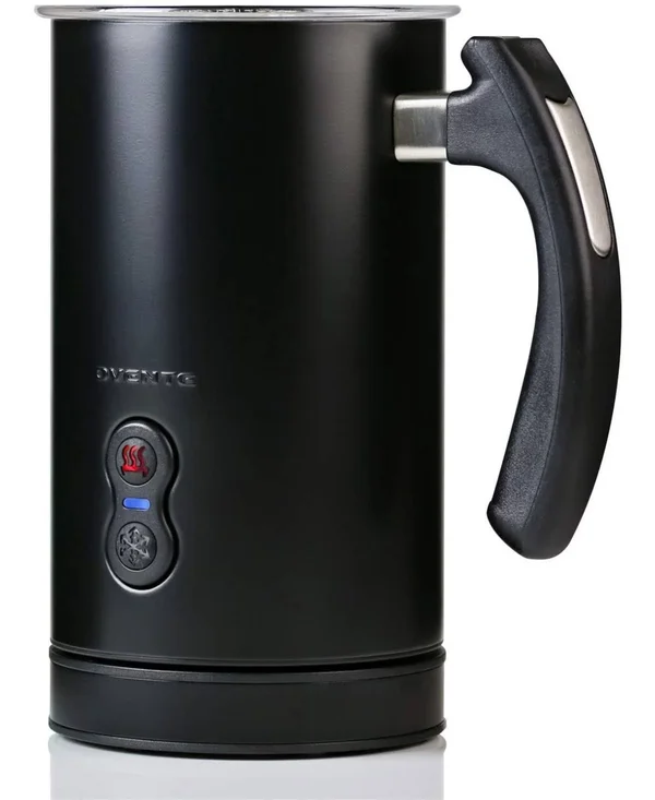 Ovente Electric Double Wall Insulated Milk Frother, Black FR3608B - 4oz/8oz