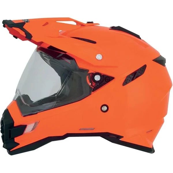 AFX FX-41DS Flat Black Helmet