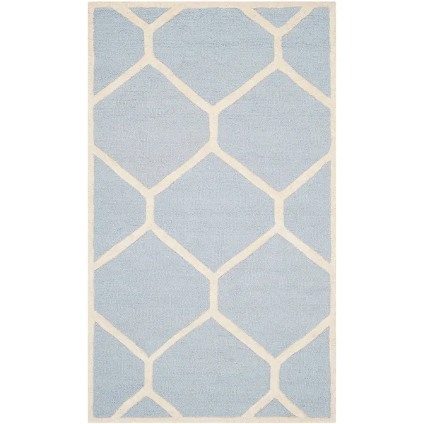 Safavieh Cambridge Navy Blue & Ivory 5& x 8& Rug