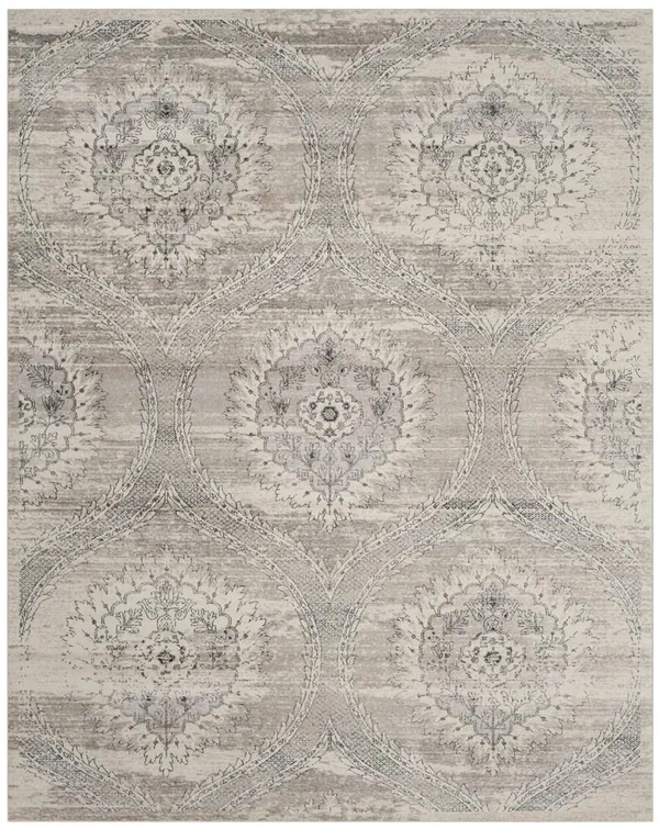 Safavieh CNG626A Carnegie Light Grey - Cream Area Rug - 9& x 12&