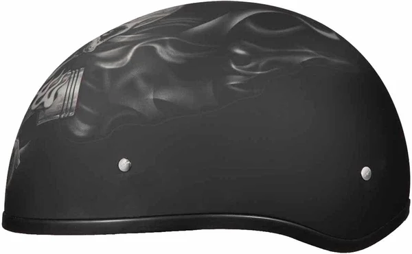 Daytona Skull Cap Pistons Skull Half Helmet