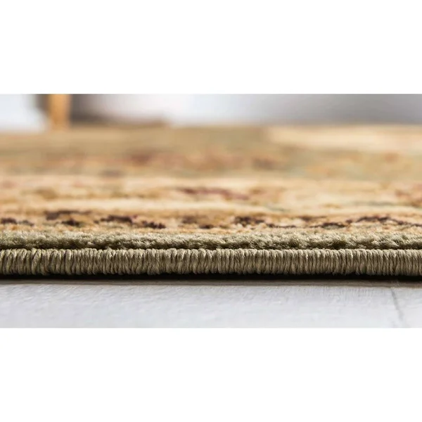 Unique Loom Phillipe Versailles Area Rug - 6& x 6& Round - Light Blue