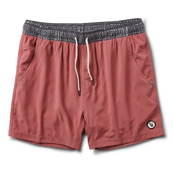 Kore Shorts 5x22 by Vuori in Saltwater Red - Size Large