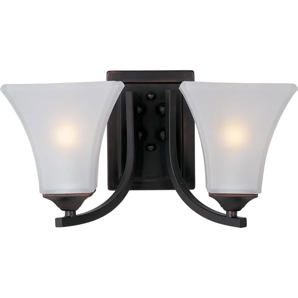 Maxim 20099FTOI Aurora 2-Light Bath Vanity - Oil Rubbed Bronze