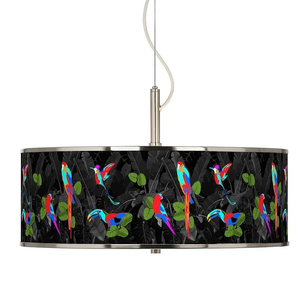 Paradiso Giclee Glow 20x22 Wide Pendant Light - Style #79H33