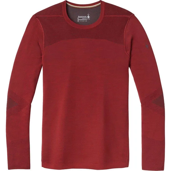 Smartwool Men's Intraknit Merino 200 Crew - Small - Tibetan Red, Forged Iron