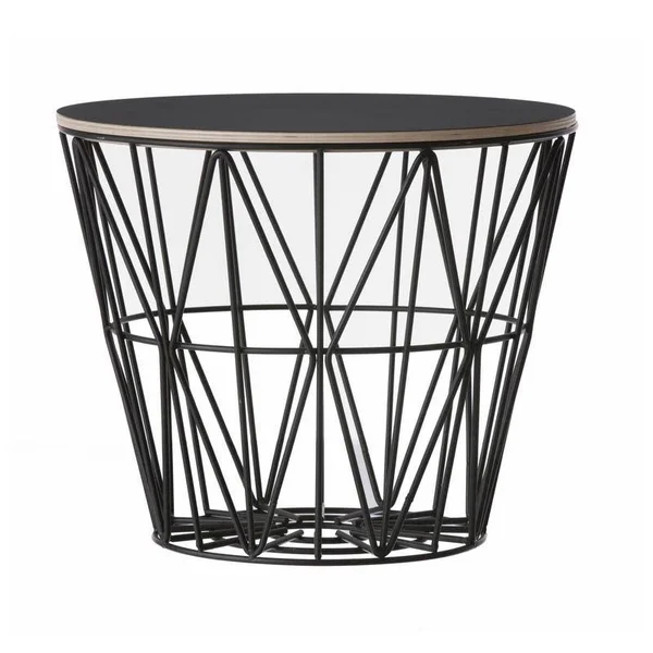 Ferm Living - Wire Basket Top Large - Smoked Oak