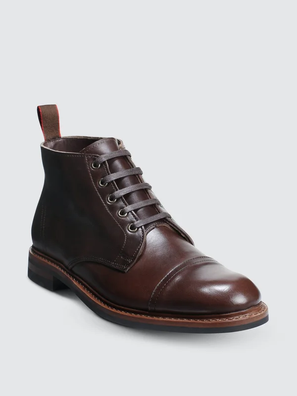 Allen Edmonds Patton Weatherproof Ankle Boot - Brown - 14/D