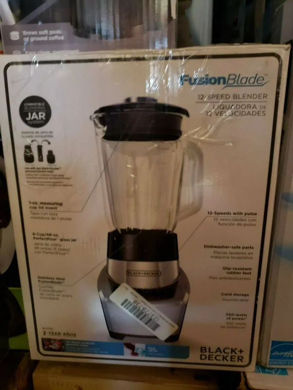 Black+decker BL1111SG FusionBlade 12 Speed Blender - Silver