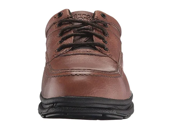Rockport Works Men's World Tour Brown Steel Toe ESD Oxford