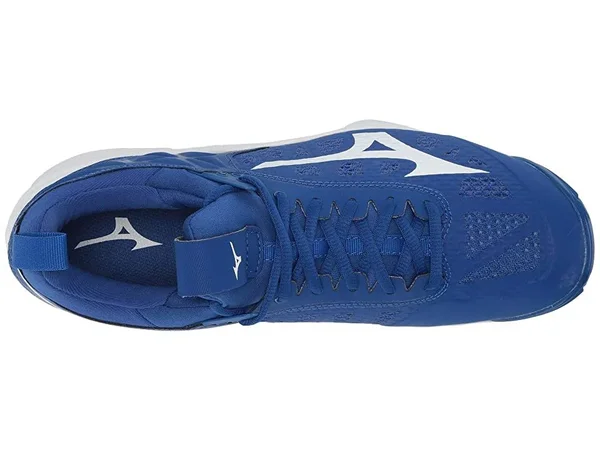 Mizuno Wave Momentum Men's Volleyball Shoes-Blue/White, Size: 9.5