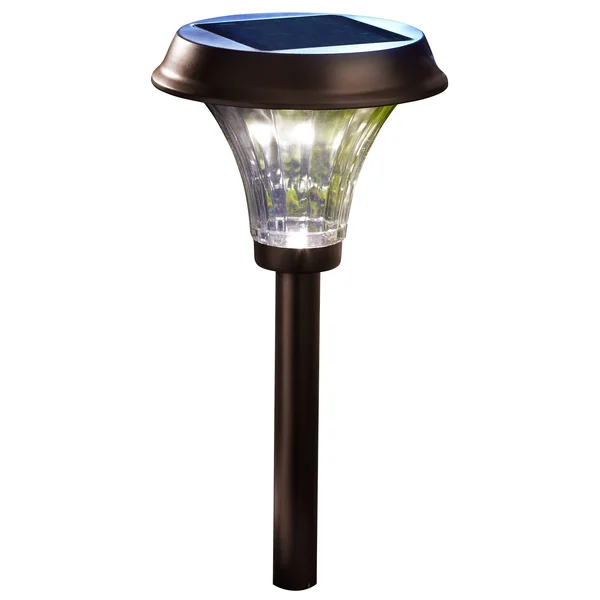 Moonrays 91754 Richmond-Style Solar LED Metal Path Light - Rubbed Bronze - 2 pack