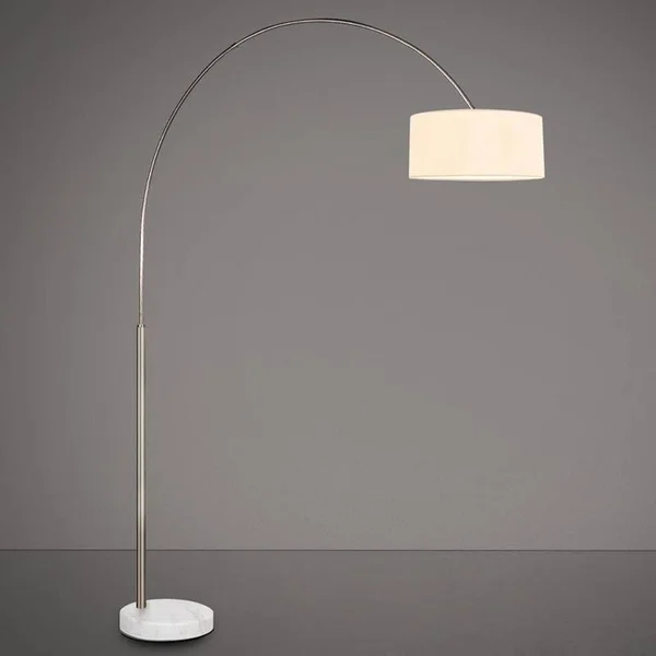 Sonneman 4097.13K - Arc Shade Floor Lamp - Satin Nickel