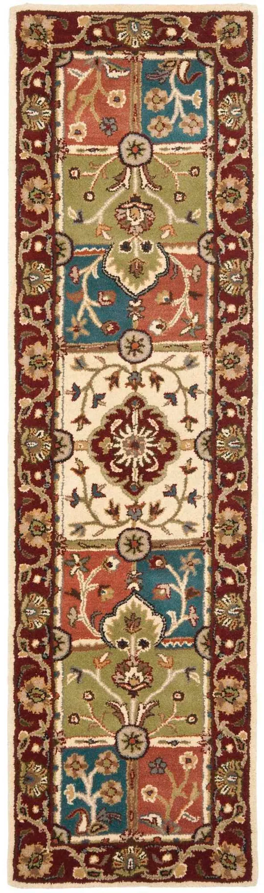 Safavieh Heritage HG925A 2&3x22 x 6&0x22 Runner Multi - Red Area Rug
