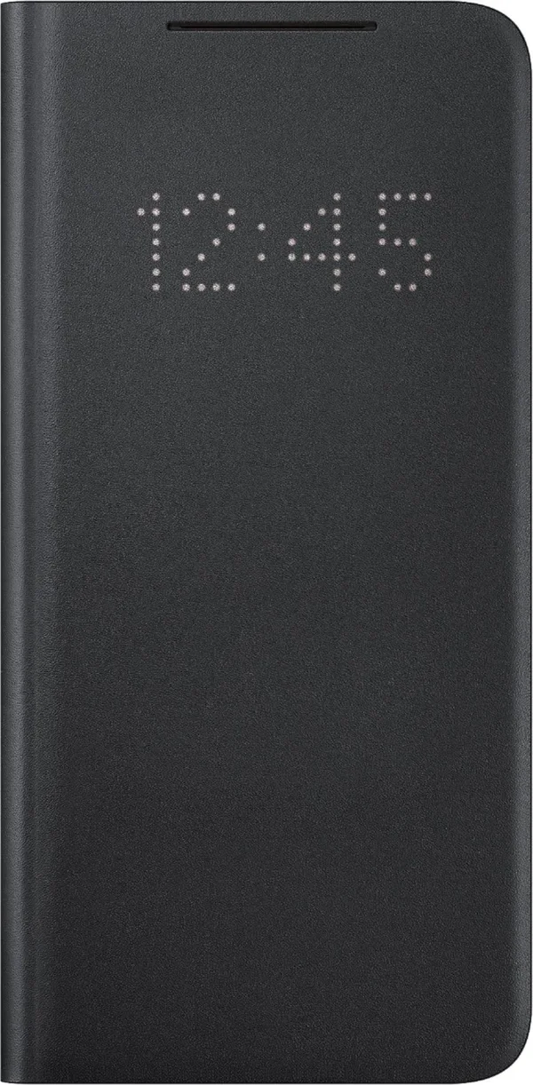 Samsung - LED Wallet Cover for Galaxy S21 - Black