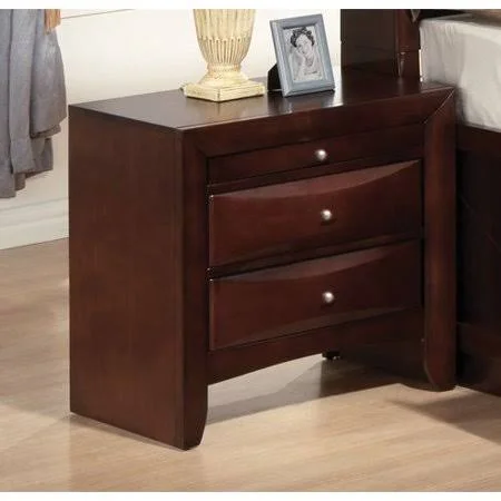 Red Barrel Studio Chew Stoke 2 Drawer Nightstand - Brown