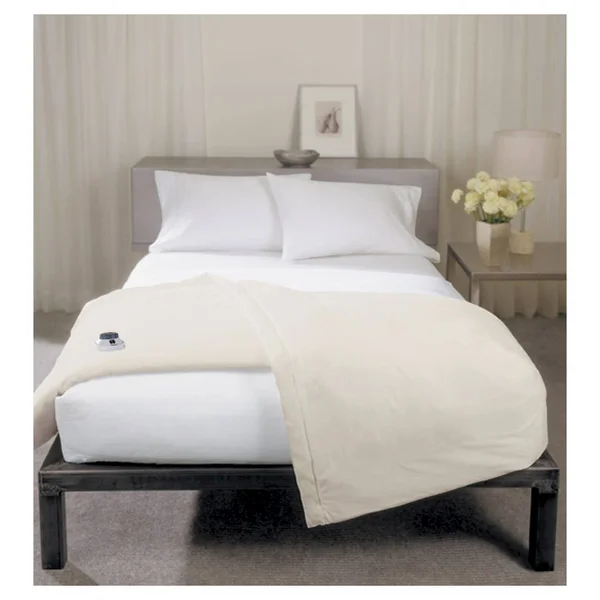 Micro Fleece Electric Blanket Natural (King) - SoftHeat