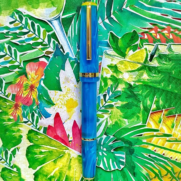 Esterbrook Jr Pocket Fountain Pen - Paradise Blue Breeze - Medium