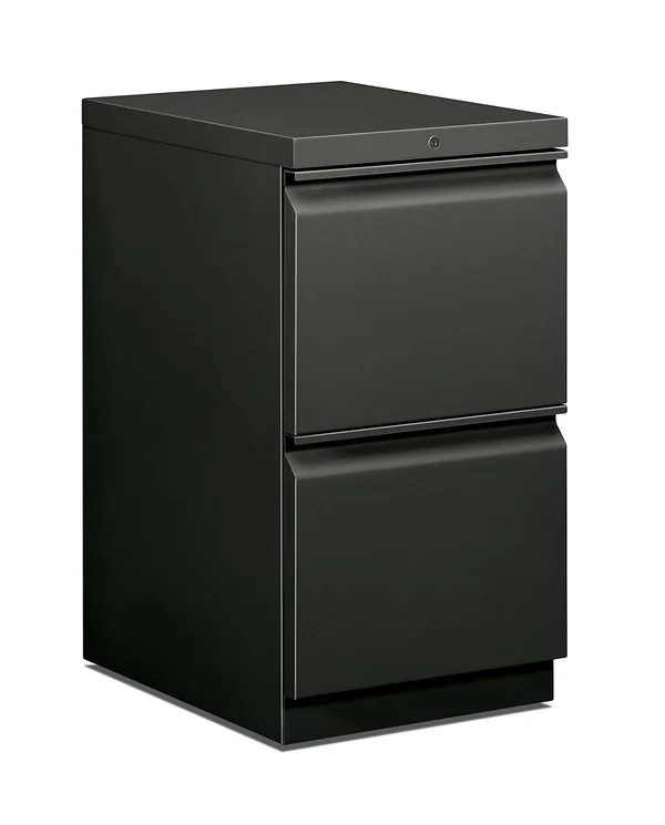 HON Brigade Mobile Pedestal, File/File, Charcoal, 19-7/8x22D