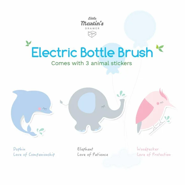 Little Martin&s Drawer Electric Bottle Brush