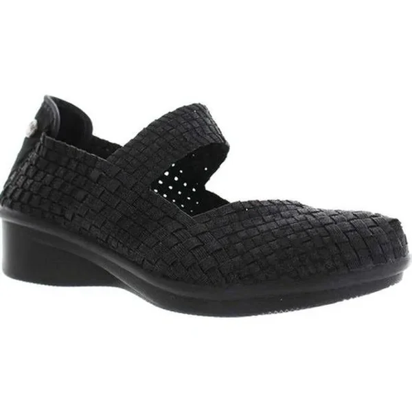Bernie Mev Women's Charm Yael Mary Jane, Size: 37, Black Metallic
