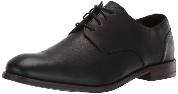 Clarks Men's Flow Plain - Black Leather Size: 10.5 M
