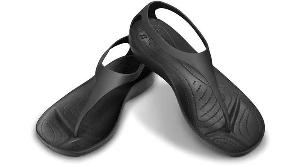 Crocs Women's Sexi Flip Sandals, Size: 8, Black