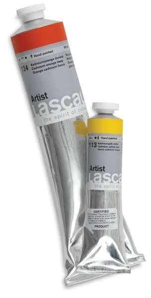 Lascaux Artist Acrylics - Cadmium Red Deep, 200 ml Tube