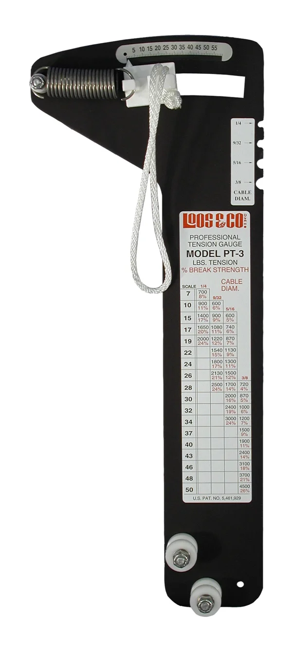 Locoloc PT-3 Tension Gauge - 550 to 4500 lb.