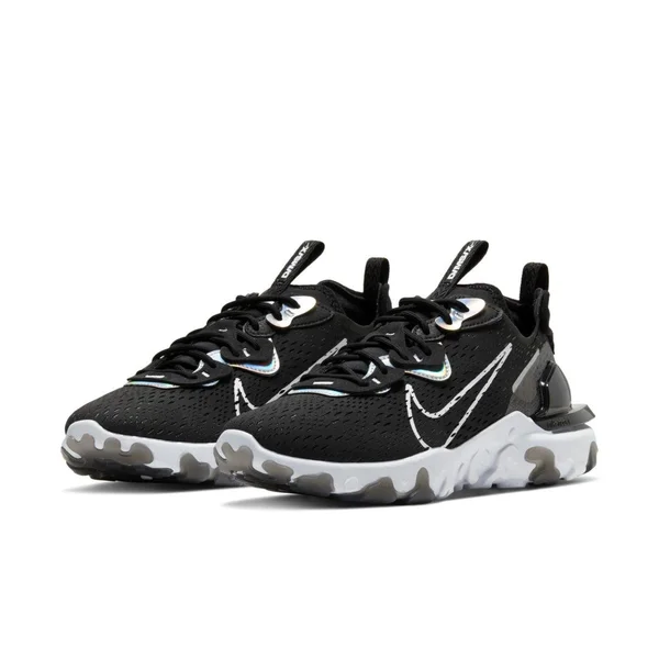 Nike Women's React Vision Essential Shoes: Black/White 8 - CW0730-001
