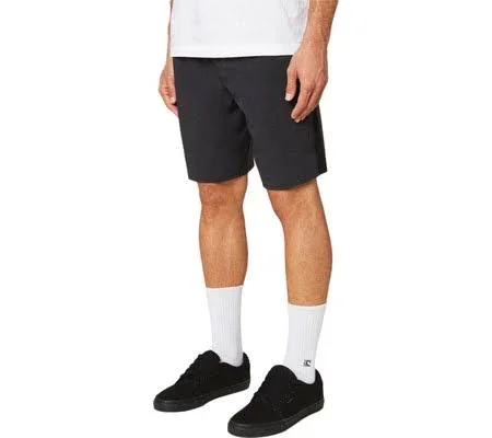 O&Neill Men's Interval Hybrid Shorts, Large, Black