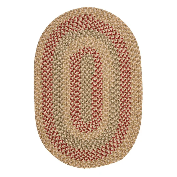Colonial Mills Brook Farm Tea Stained 4& Round Rug
