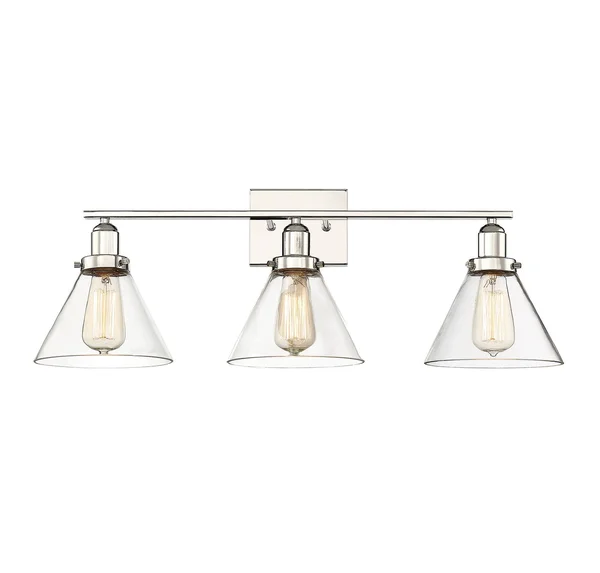 Savoy House 8-9130-3-109 - Drake 3 Light Bath Bar, Polished Nickel