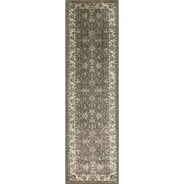Admire Home Living Plaza Area Rug - 2&2 inch x 7&7 inch, Gray
