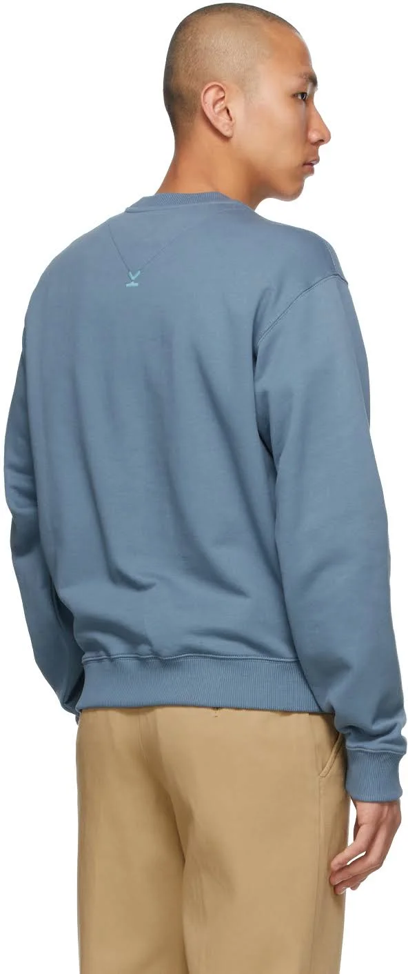 Kenzo Blue Logo Sweatshirt