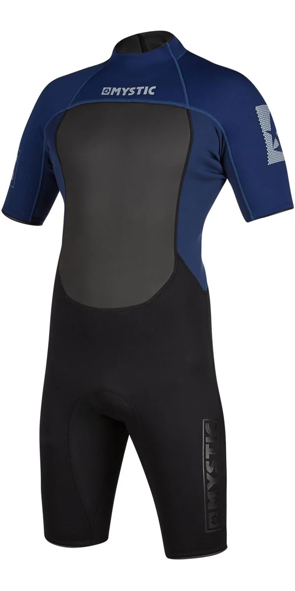 Mystic Brand Shorty 3/2mm Bzip Flatlock Navy M