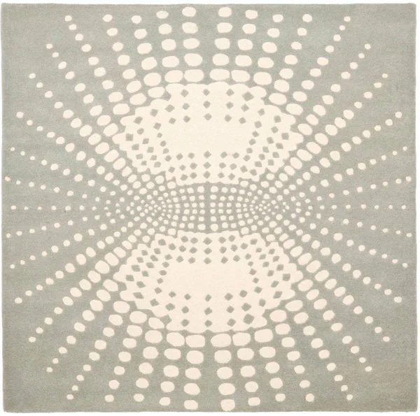 Safavieh Soho Rug SOH769A Blue, Ivory, 6& x 6& Square