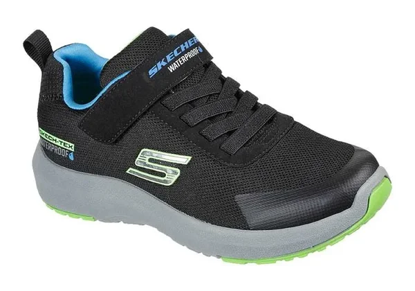 Boys& Skechers Dynamic Tread Trainer, Kids, Size: 4 M, Black