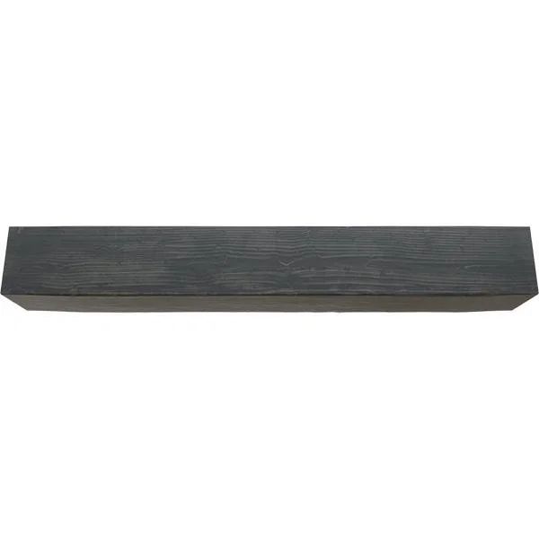 Ekena Millwork BMSD2C0080X040X168ES 8x22W x 4x22H x 14&L 2-Sided (L-beam) Sandblasted Endurathane Faux Wood Ceiling Beam, Aged A