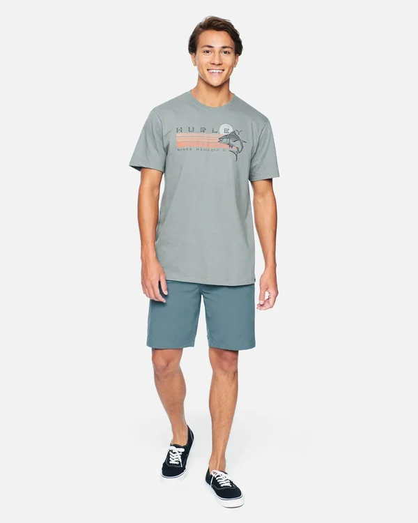 Hurley 20 inch Dri-Fit Chino 2.0 Shorts Thunderstorm, Men's, Size: 28, Gray