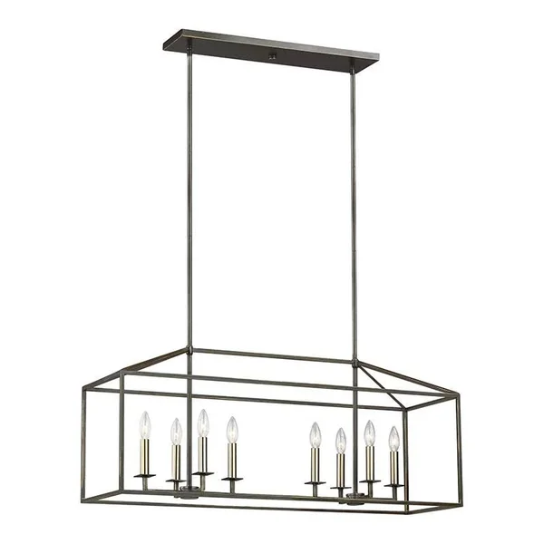 Generation Lighting-6615008-05-Perryton - 8 Light Island Pendant