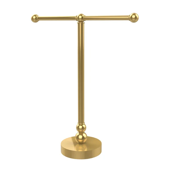 Allied Brass Vanity Top 2 Arm Guest Towel Holder - Satin Chrome BL-52